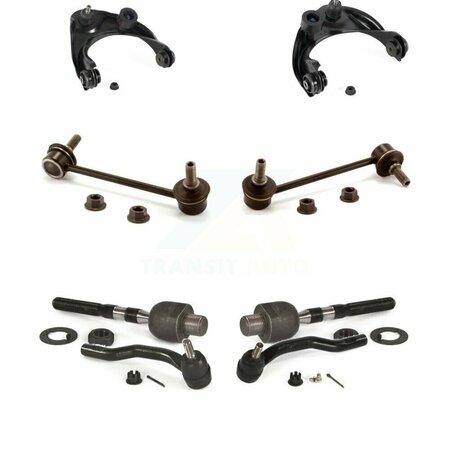 TOR Front Suspension Control Arm & Ball Joint Assembly Tie Rod End Link Kit 8Pc For Mazda 6 KTR-104445
